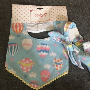 Infant Bib and headband